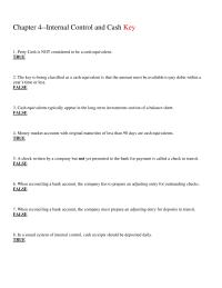 Chapter 4 Which The Assets Listed Below Considered