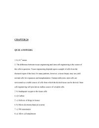 Chapter 24 Homework Allow Cell Attachment The Roles Normal Stem