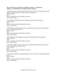 Chapter 5 The primary purpose of the Constitutional Convention of