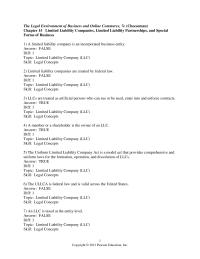 Chapter 15 &nbsp;A member or a shareholder is the owner of an LLC