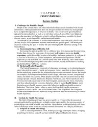Chapter 16 Future Challenges Lecture Outline Challenges For