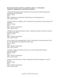 Chapter 20 Labor Standards Act skill Legal Concepts Overtime Pay