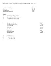 Chapter 13 Extrema Company Supplied The Following Data