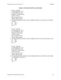 Chapter 6 Calculating the present and future values of multiple cash flows&nbsp;