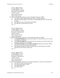 Chapter 6 Which of the following statements is true of annual percentage rate