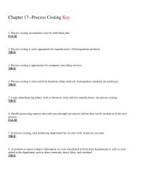 Chapter 17 Which Type Costing System Works Best