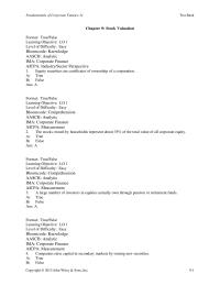 Chapter 9 Equity securities are certificates of ownership of a corporation