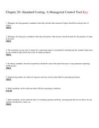 Chapter 20 Standards Based The Amount Input That