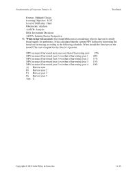 Chapter 11 John Wiley Amp Sons Inc fundamentals Corporate Finance