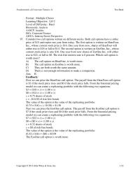Chapter 20 Consider two call options written on different stocks