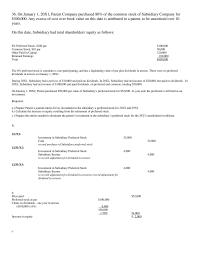 Chapter 7 it is common for a parent firm to record its investment