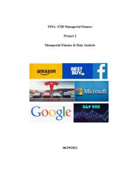 Project 2 FINA 5320 Managerial