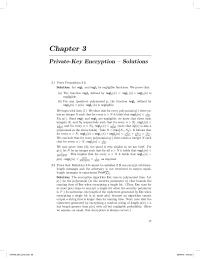 Communications Chapter 3 Homework Enck Only Defined For Messages Length Most