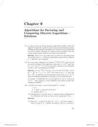 Communications Chapter 9 Homework Note That Yo And There Must Exist