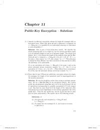 Communications Chapter 11 Homework Ppt Adversary Has Negligible Probability Success The