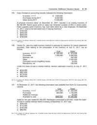 Chapter 9 3 Keen’s gross profit on sales has remained constant at 25%