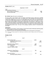 Chapter 18 3 The Appliance Store is an experienced home appliance dealer