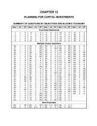Chapter 12 Quantitative Methods if The Internal Rate Return Exceeds