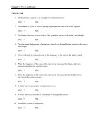 Chapter 6&nbsp;The number of cycles of a wave passing a point per unit