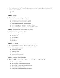Journalism Chapter 4 &nbsp;who is most important depends on the type of medium