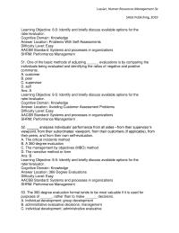Human Resources Chapter 8 Now She Preparing Discuss Areas For improvement Based