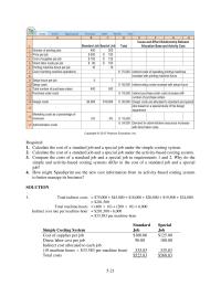 Accounting Chapter 5 Homework Support Costs Which Include Packaging Materials Are