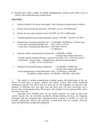 Accounting Chapter 8 Homework Actual Costs Incurred A 30375 Fixed Manufacturing