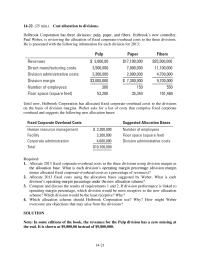 Accounting Chapter 14 Homework Show Results For Each Product Your Computations