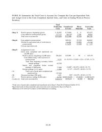 Accounting Chapter 18 Homework&nbsp;Why are there different amounts of normal and abnormal spoilage
