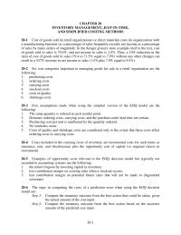 Accounting Chapter 20 Homework Costs of quality and shrinkage costs are considered only&nbsp;