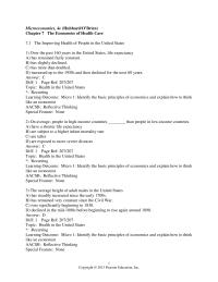 Chapter 7 1 The Improving Health of People in the United States