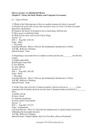 Chapter 8 1 Which of the following must a firm in a market economy do
