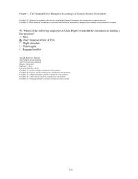 Accounting Chapter 1 2 Which The Following Employees Clear Flights