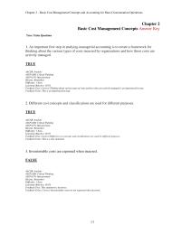 Accounting Chapter 2 1 It is true that finished goods inventory is held for sale by a manufacturing