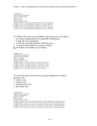 Accounting Chapter 2 3 Which The Following Would Not Characterized