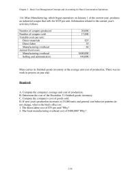 Accounting Chapter 2 4 Miao Manufacturing Which Began Operations January