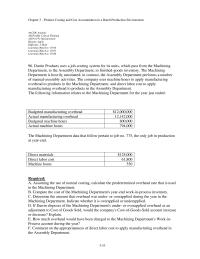 Accounting Chapter 3 4 Darrin Products Uses Job costing System For