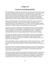 Chapter 20 Homework The Stakeholder Concept Central This Perspective But
