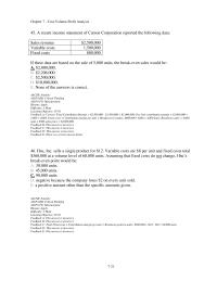 Accounting Chapter 7 2 Recent Income Statement Carson Corporation Reported
