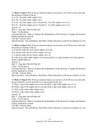 Chapter 18 3 If the government imposes an excise tax of $1.00 on every unit