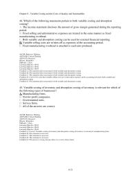 Accounting Chapter 8 2 Which The Following Statements Pertain Both