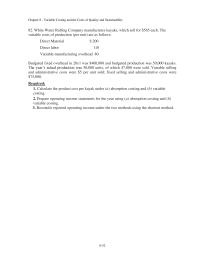 Accounting Chapter 8 4 Calculate The Product Cost Per Kayak Under
