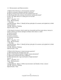 Chapter 1d 3 Which of the following is a microeconomics question