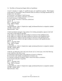 Chapter 3d 3 The Effect of Demand and Supply Shifts on Equilibrium