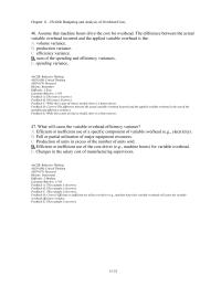 Accounting Chapter 11 2 Assume That Machine Hours Drive The