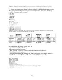 Accounting Chapter 12 2 Assume That Management Used The Allocation
