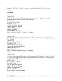 Accounting Chapter 6 1 If securities markets are rational and efficient in that they