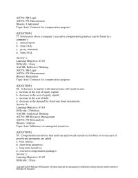Accounting Chapter 7 2 The Prevalence Stock Options Executive Pay