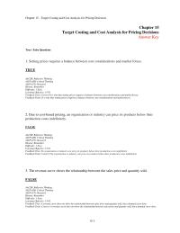 Accounting Chapter 15 1 Correct The Revenue Curve Shows The Relationship