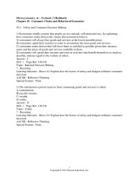 Chapter 10d 1 Economists usually assume that people act in a rational